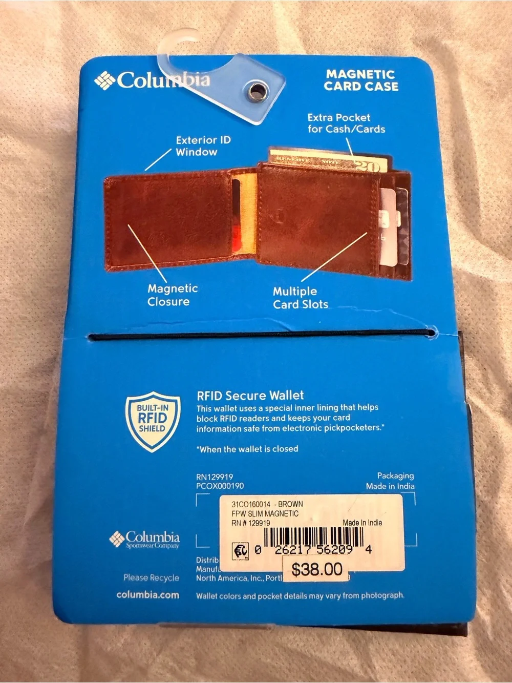 Columbia men brown